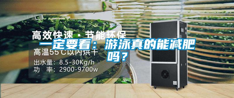 一定要看：游泳真的能減肥嗎？