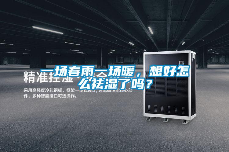 一場春雨一場暖，想好怎么祛濕了嗎？