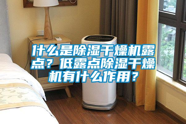 什么是除濕干燥機露點？低露點除濕干燥機有什么作用？