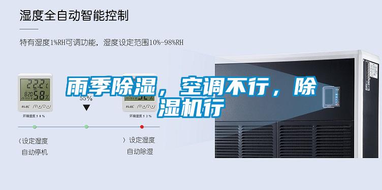雨季除濕，空調(diào)不行，除濕機(jī)行
