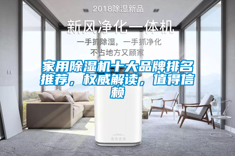 家用除濕機十大品牌排名推薦，權威解讀，值得信賴