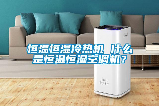 恒溫恒濕冷熱機 什么是恒溫恒濕空調機？