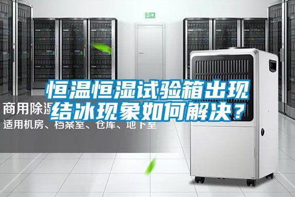 恒溫恒濕試驗箱出現結冰現象如何解決？