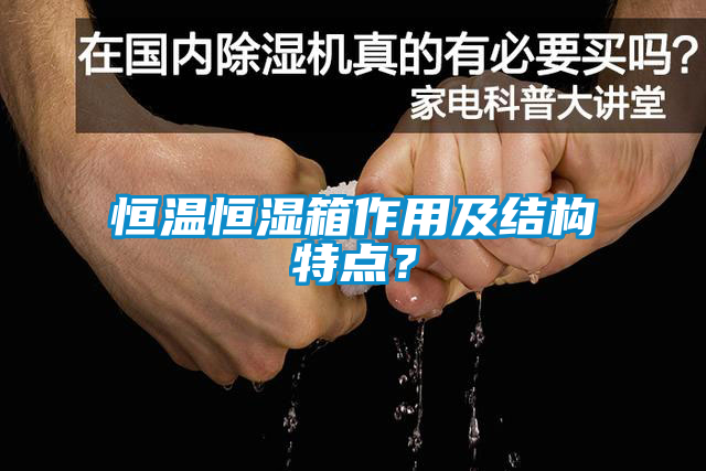 恒溫恒濕箱作用及結構特點？
