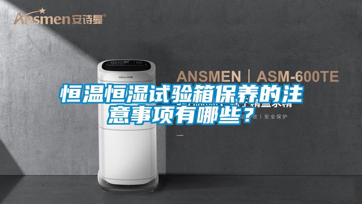 恒溫恒濕試驗(yàn)箱保養(yǎng)的注意事項(xiàng)有哪些？