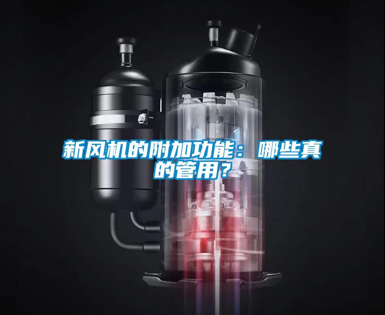 新風機的附加功能：哪些真的管用？