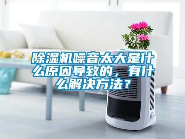 除濕機噪音太大是什么原因?qū)е碌模惺裁唇鉀Q方法？