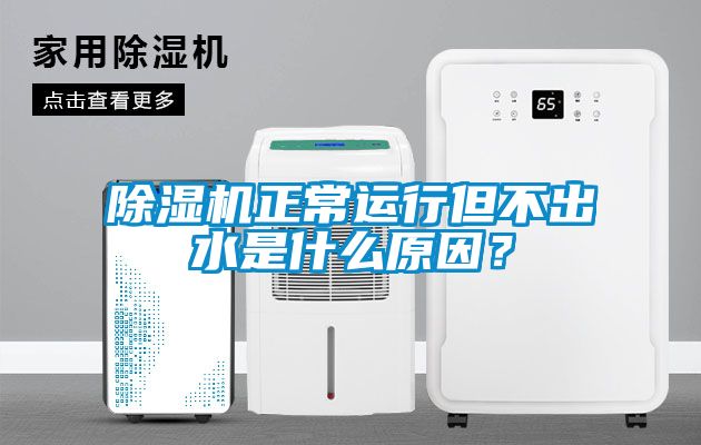 除濕機正常運行但不出水是什么原因？
